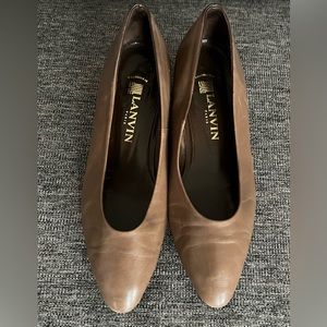 Vintage Lanvin Paris heels size 6 leather